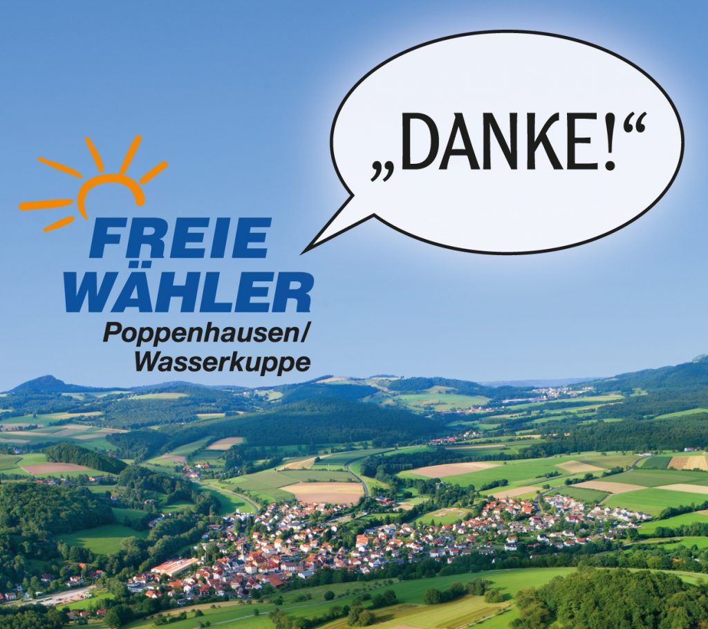 Dank an die Wählerinnen und Wähler