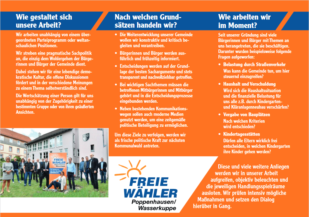 Vorstellungsflyer Freie Wähler Seite 2